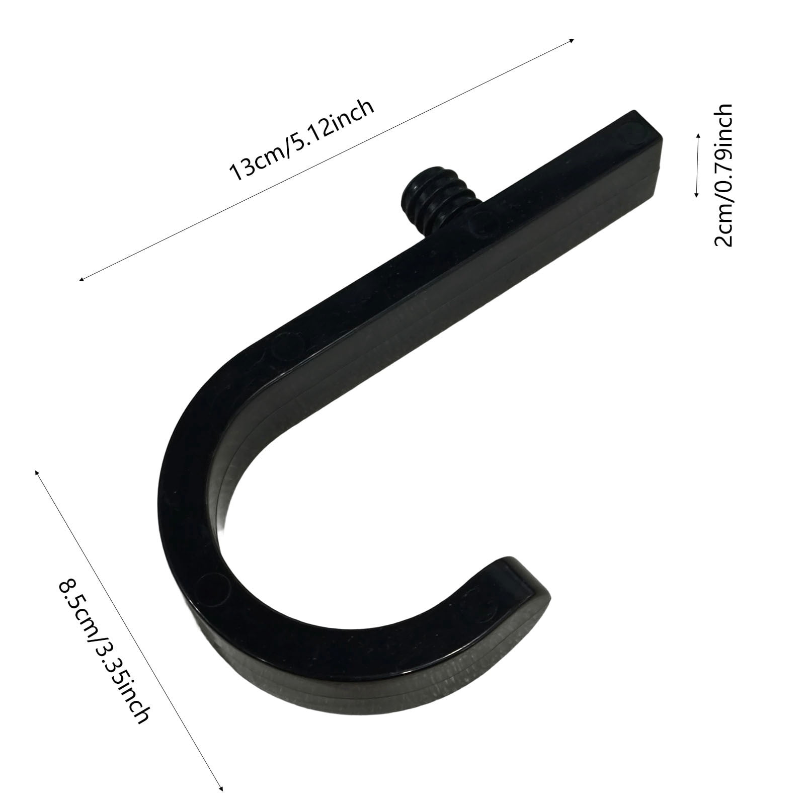 10-Pack Storage Shed Hooks for Suncast/Craftsman - Heavy Duty Plastic Tool Hangers for Garage, Garden & Shed Organization (J-Shaped)
