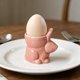 thumbnail image 4 of Rabbits Shaped Ceramic Ornament Is A Multi-functional Storage Box For Storing Eggs Jewelry Beauty Sponges Small Items Kitchen And Home Decorations., 4 of 9