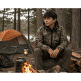 thumbnail image 7 of Mossy Oak Kid's Insulated Camo Jacket – Country Roots Pattern – Quilted Lining, Cotton Twill Shell, Cold Weather Work Jacket, 4, Country Roots, 7 of 7