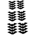 thumbnail image 4 of Pegatinas de pared de murciélago de Halloween, decoración de Halloween, calcomanías portátiles creativas modernas 24 piezas, 4 of 9