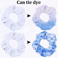 thumbnail image 7 of 20Pcs White Cotton Scrunchies Tie Dye Hair Elastics with 100Pcs Rubber DIY Bands Tie Dye Hair Ties Supplies, 7 of 7
