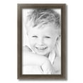 thumbnail image 2 of ArtToFrames 12x20 Inch Muted Silver Picture Frame, This Silver Wood Poster Frame is Great for Your Art or Photos, Comes with Regular Glass (2WOM-4626), 2 of 8