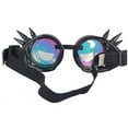 thumbnail image 4 of SAYFUT Stud Diffraction Goggles Stitching Steampunk Glasses Carnival Party Easter Costume Cosplay, 4 of 6