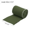 thumbnail image 2 of Uxcell 1 Pair Elastic Cuffs Ribbed Trims, 31.5" x 2.8" Cotton Knit Rib Stretch Cuff Sleeve for DIY Sewing, Army Green, 2 of 6