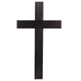 thumbnail image 1 of 1 colgante de cruz de madera, cruz artesanal de madera, decoración de cruz cristiana (negra), 1 of 8
