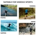 thumbnail image 6 of WELIGU Men's UPF 50+ Sun Protection Hoodie Shirt Long Sleeve SPF Fishing Outdoor UV Hiking Shirts Lightweight Ocean Blue X-Large, 6 of 7
