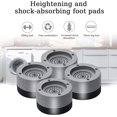 thumbnail image 5 of Anti-vibration Pads, 4 Pieces Washing Machine Rubber Feet Pads Washing Machine Foot Pads Anti-vibration Pad, for Washing Machine and Dryer (Gray3.5cm), 5 of 5