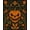 Orange, Pattern 2, variant on ODIKA 8'x10' Washable Area Rug Non-Slip Chair-Friendly Mat Orange Black Gothic Pumpkin and Skull Design Elegant Seasonal Motif with Star Leaf for Dining Room, Large Office, Lounge