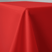 AK-Trading 60 x 102-Inch Rectangular Polyester Tablecloth - Red