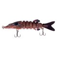 thumbnail image 2 of Señuelos de pesca de sección múltiple Señuelos de Swimbait Bass 8 Señuelos segmentados 13cm C2SUNFISH-1 Sunnimix Señuelos de pesca de múltiples secciones, 2 of 7
