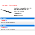 thumbnail image 2 of Hood Strut - Compatible with 1998 - 2003 Mercedes-Benz ML320 1999 2000 2001 2002, 2 of 2