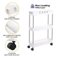 thumbnail image 2 of tredstone Chariot Utilitaire Roulant sur Roues Facile à Installer Multifonctionnel Robuste et Durable Blanc Deux Couches, 2 of 6