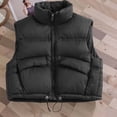 thumbnail image 6 of StSilkitty Puffer Vest for Boys Girls Zip up Sleeveless Stand Collar Jacket Coat Fall Winter Warm Outerwear with Pockets, 6 of 9