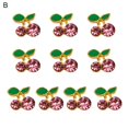 thumbnail image 2 of dianhelloya Nail Decoration 10pcs Cherry Beauty Nail Art s Sparkling Ins Style Three-dimensional Alloy Decorations for Nails Jewelry, 2 of 7