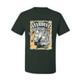 thumbnail image 2 of Wild Bobby Star Dust Horse Black and Yellow Distressed Vintage Men Tee, Forest Green, X-Large, 2 of 6