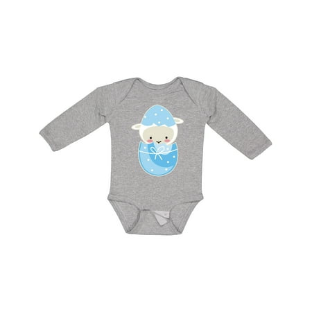 

Inktastic Easter Outfits Baby Lamb Gift Baby Boy or Baby Girl Long Sleeve Bodysuit