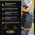 thumbnail image 4 of Sportube Overheader Boot and Gear Backpack, Carry-on Travel Bag, Graphite Topo, 4 of 11