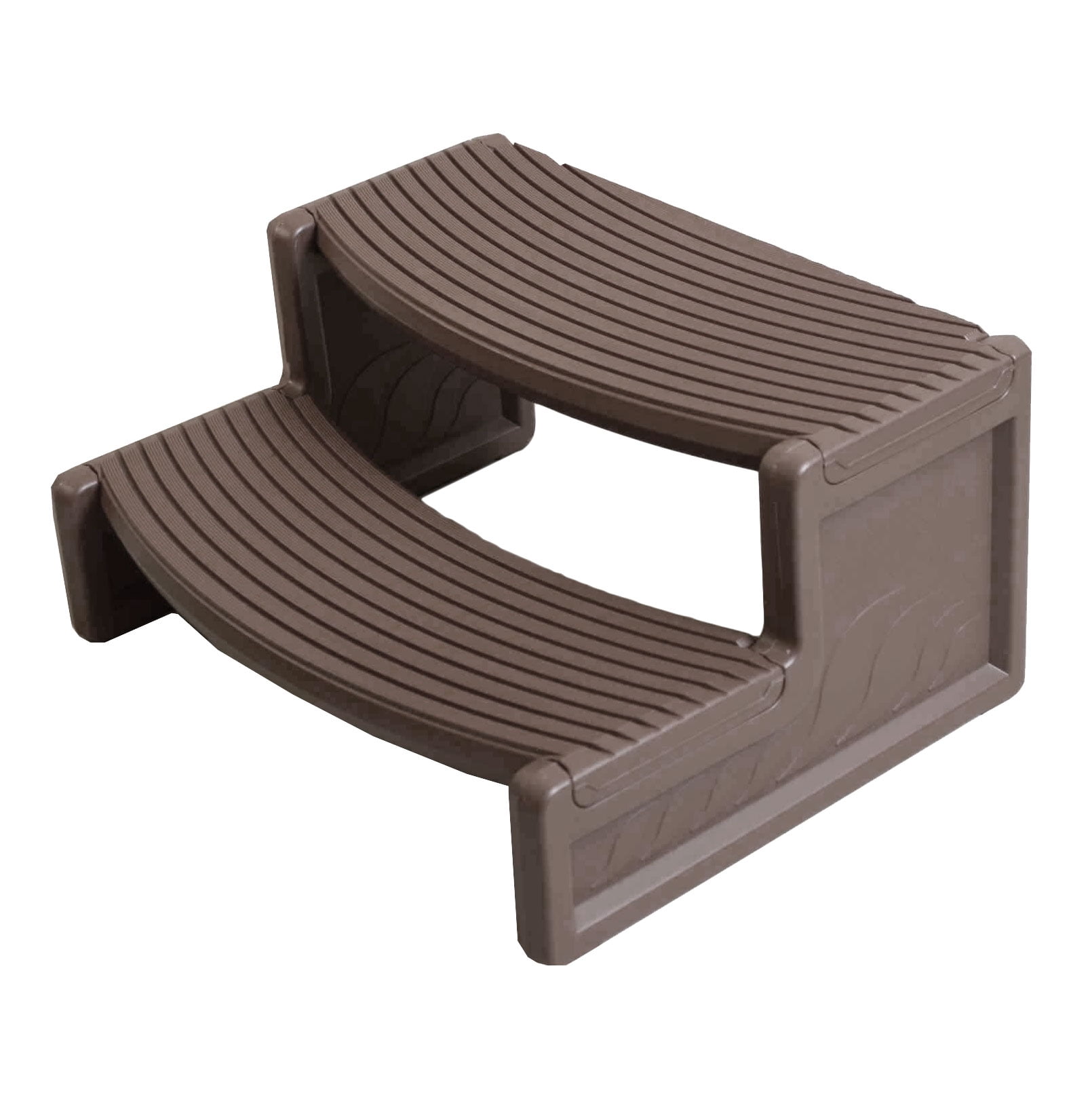 Confer Plastic HS2-P Resin Multi Purpose Spa Hot Tub Handi-Step Steps Portabello by Confer