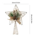 thumbnail image 2 of Clearance!! 3D Star Glitter Christmas Tree Toppers Decor, Christmas Top Tree Decorations For Home Party Decor, 2 of 7