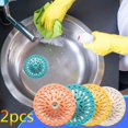 thumbnail image 1 of Tapa Del Desagüe Del Piso 2 unidades de atrapacabellos de goma flexible para desagüe de lavabo,filtro de bañera con forma de volcán y diseño antideslizante (azul) Rkxzt, 1 of 9