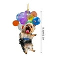 thumbnail image 2 of PAVEOS Balloons Decoration Clearance Sale Car Cute Dog Hanging Ornament with-hanging Ornament Decors 2D Effect Multi-color-a, 2 of 3