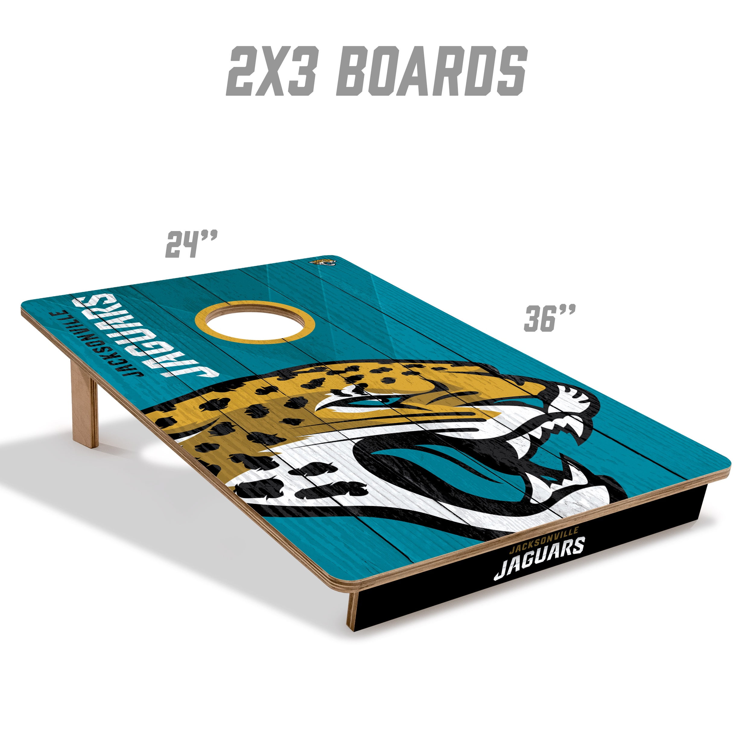 YouTheFan NFL Jacksonville Jaguars 2' x 3' Cornhole Game