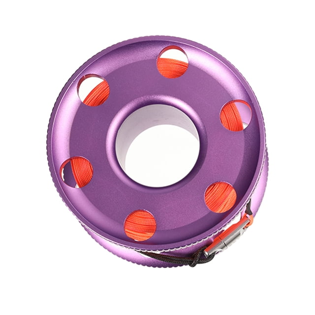 Carrete de buceo Soidarity Carrete de dedo Aluminio Acero inoxidable Naranja