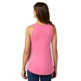thumbnail image 3 of Women's Core Value Mid-weight Tanktop, 2XL Neon Yellow, 3 of 3