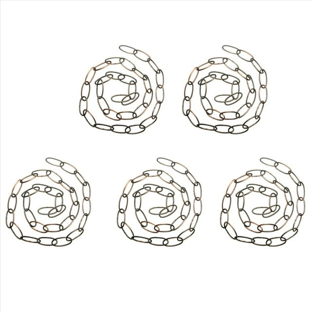 5X Cadena de Servicio Pesado de 1 M para LáMpara Colgante Vintage de ArañA, Bronce Rojo