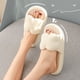 thumbnail image 5 of Zapatilla Cómoda Secado rápido Transpirable Antideslizante Mujeres Hombres Sandalia para el hogar Dormitorio Blanco Tamaño 38-39, 5 of 12