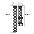thumbnail image 2 of New Smart Watch Accessories Breathable Silicone Watch Strap Bracelet Watchband Silicone DARK PURPLE, 2 of 8
