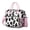 Pink-61, variant on Farmhouse Cow Pattern Lunch Box – Rustic Style Dual Compartment Insulated Tote with Black and White Cow Print Waterproof Lunch Cooler for Women Teachers or Gift