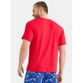 thumbnail image 2 of Summer Men's Americana Matching Family Sleepwear Top and Shorts Pajama Set from Way to Celebrate, 2-Piece, Sizes S-3X, 2 of 6