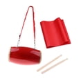 thumbnail image 4 of Tambor de cintura tradicional chino simple, tambor de mano, instrumento de percusión educativo de aprendizaje temprano para fiestas de niños, niñas y, 4 of 8