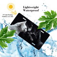 thumbnail image 4 of 1 Pcs 2D Flat License Plate Covers & Frames, Two Cats For Decorative Front, Waterproof For Decoration Aluminum License Plate Covers & Frames Cover For Men Women, 12" X 6", 4 of 7