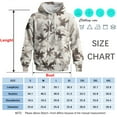 thumbnail image 5 of Rebaike Men's Snow Camo Hoodie Winter White 3D Forest Camouflage Pullover Sweatshirt, 5 of 8