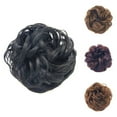 thumbnail image 3 of Perruque, Chignon Élastique pour Cheveux Extension Queue de Cheval Ondulée Accessoire Rouge Vin, 3 of 8
