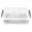 Grey, variant on JWCJ Storage Box with Snap Lid, 8.9x5.5 inch Small Clear Storage Bin, Durable Plastic Organizer, See Through Storage Solution, for Teacher Supply and Home Office Desk Storage, Blue