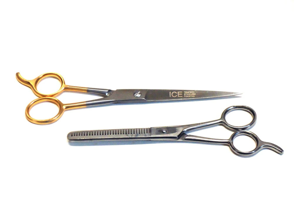 Professional Salon Hair Cutting+Thinning Scissors Barber ...