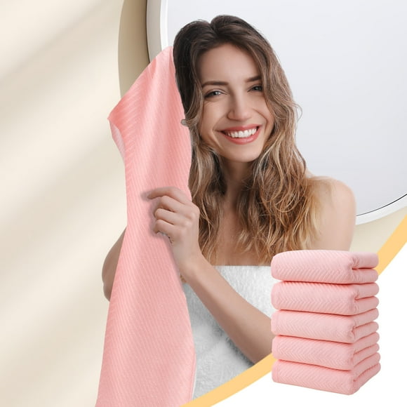 Big Savings! Cotton Towel Set, Absorbent Quick-Drying Washcloth for Adults, Soft Cotton Towel Set for Household Use, Comfortable Towel Set for Daily Bath and Face Care