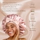 thumbnail image 2 of pc Satin Bonnet Silk Bonnet for Sleep Double Layer Satin Lined Hair Cap with Tie for Women Curly Hair, 2 of 4
