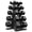 170lb (Pair of 5, 10, 15, 25, 30lb) & Rack, variant on ROALW Hex Dumbbell Sets with Rack, 150lb Rubber Coated Dumbbell Weight Set and Storage Rack, Multiple Options Hand Weights for Strength Training