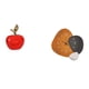 thumbnail image 1 of Estatua,Escultura de fruta artificial,estatua y artesanía,Colección de figuras de cerámica para decoración del hogar,Reloj de pared,Reloj de pared moderno Reloj decorativo Reloj de pared, 1 of 8