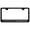 Black, variant on Jeep Grand Cherokee Laser Etched Logo Stainless Steel License Plate Frame (Black)