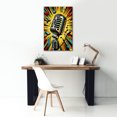 thumbnail image 5 of Epic Graffiti 'Microphone'  by Andreas Magnusson Canvas Wall Art, 26" x 40", 5 of 8