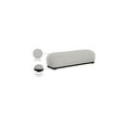 thumbnail image 2 of Meridian Furniture Calum Grey Chenille Fabric Bench, 2 of 8