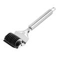 thumbnail image 2 of Oleegame 2PC Vegetable Peeler Stainless Steel Stainless Steel Noodle Maker Lattice Roller Dough Cut Tool For Kitchen Cooking Tools Silver, 2 of 9