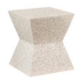 thumbnail image 1 of Linon Table d'Appoint en Bois Capiz Mosaïque en Ivoire, 1 of 16