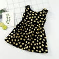 thumbnail image 3 of Utlike Girls Dresses Casual Princess Children Kids Sleeveless Cotton Floral Party Summer Dress Dress&Skirt Girls Easy Care Play Sundress Size 6 Years-7 Years, 3 of 3