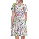 thumbnail image 1 of Disketp Fun Animal with Unicorn para Vestido de Manga Corta para Mujeres, Vestidos de Verano para Mujeres, Casual y Holgado para la Playa, 1 of 6